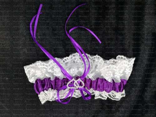 Garters wedding garters thigh belt Purple#local stock#