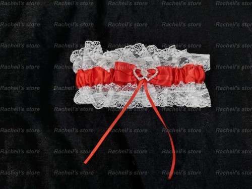 Garters wedding garters thigh belt Red#local stock#