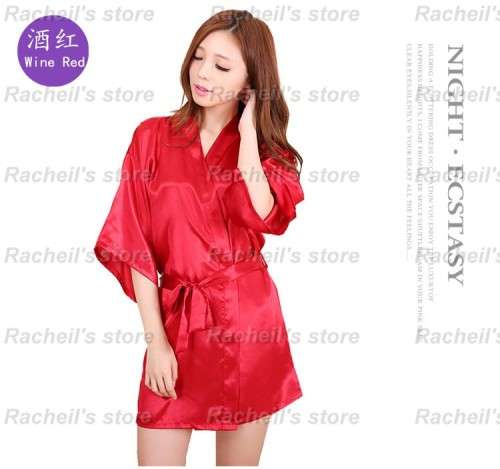 Satin robe satin gown bridesmaid robe#local stock#