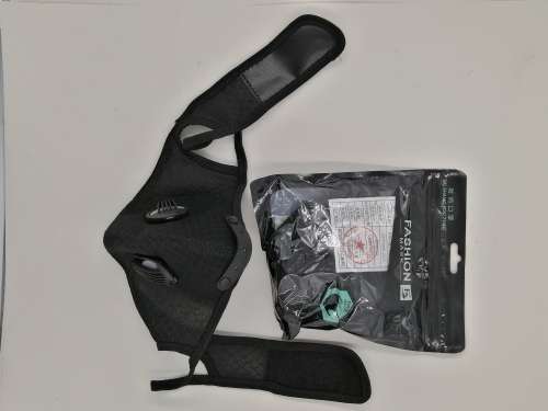 Face mask Sporty with Double valve comfortable breathable soft reusable with velcro#local stock#