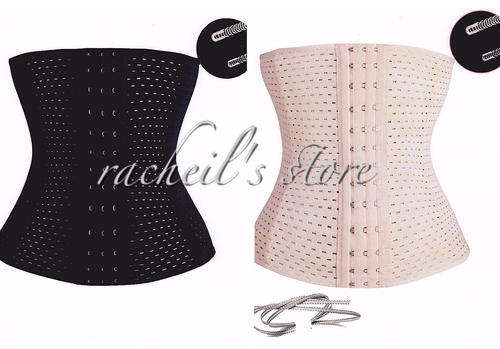 *Local stock*4 steel bones waist slimmer breathable
