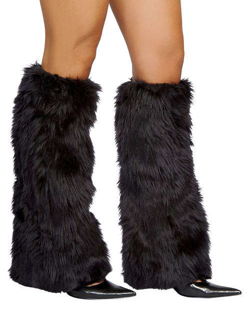 Fur leg warmer