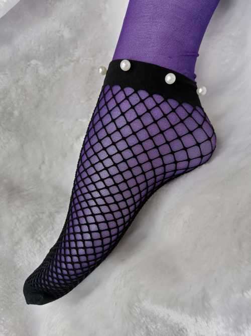 Ankle Socks Fishnet socks Bowtie ankle socks#local stock#