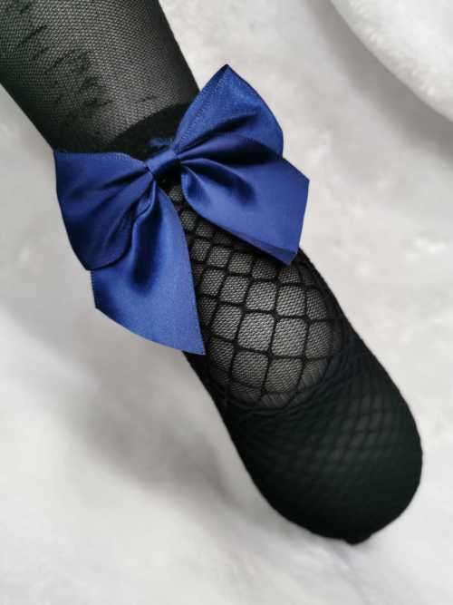 Ankle Socks Fishnet socks Bowtie ankle socks#local stock#