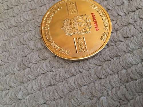 Liverpool Istanbul coin from Anfield