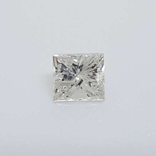 100% Natural Princess Cut Diamond 0.26ct H I1, Valued R3200!