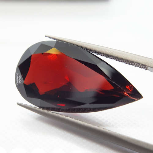 100% Natural 10.26ct Pear Red Garnet - EGL CERTIFIED