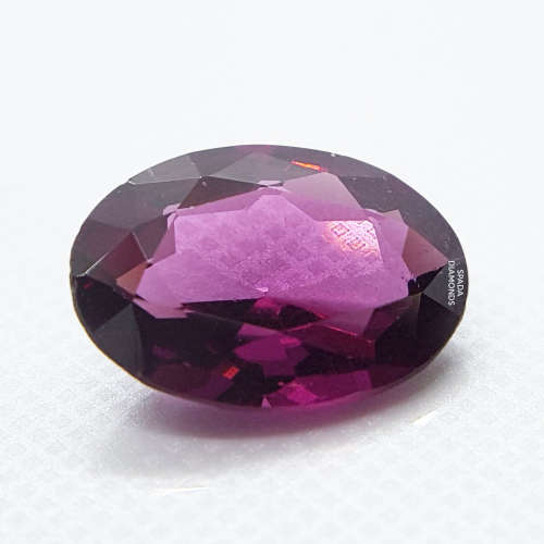 100% Natural 2.39ct Oval Purple Rhodolite Garnet - EGL CERTIFIED