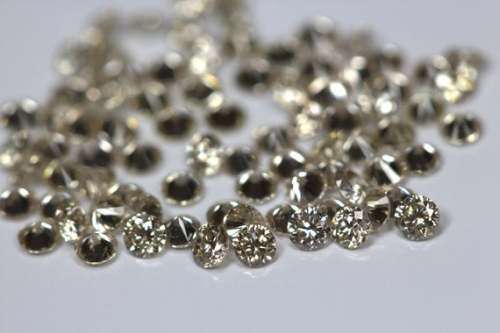 Lot of 10pcs Natural Brown Brilliant cut Diamonds 0.50cts