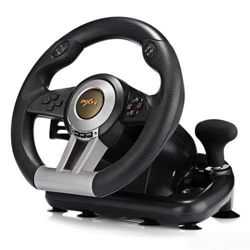 Racing Game Steering Wheels with Brake Pedal PXN - V3 Pro/V3II