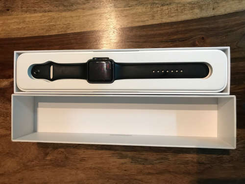 Apple Watch 42mm Space grey 1 Series in mint condition