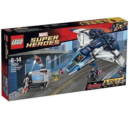 LEGO MARVEL SUPER HEROES The Avengers Quinjet City Chase 76032 Box with 722 pcs