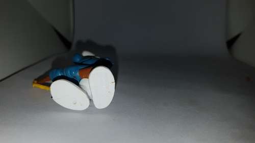 Smurfs Angler Smurf 20101 Fisherman Fishing Pole Vintage Figure PVC Toy Figurine