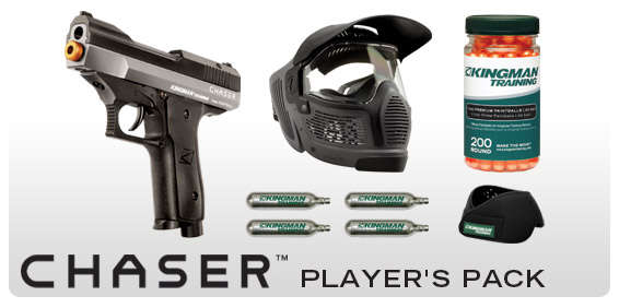 Kingman Chaser Paintball Gun Kit - Ideal for Home Defense