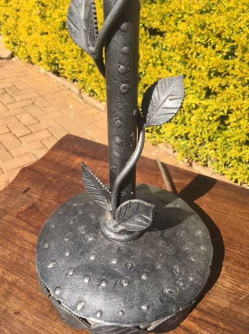 Detailed Ornate Metal Table Lamp