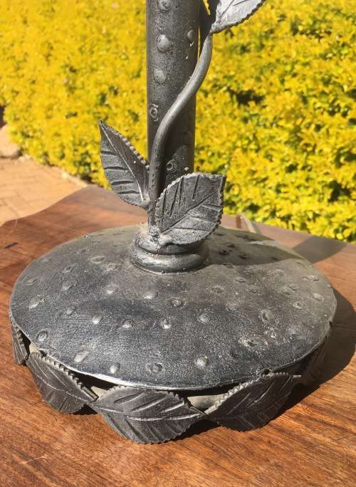 Detailed Ornate Metal Table Lamp