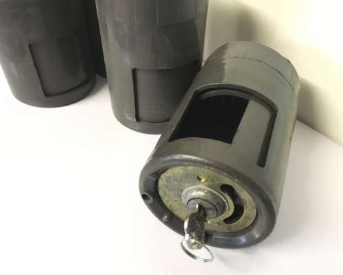 4 x Parking Meter Cash Boxes With Key