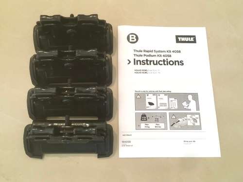 Thule 4058 Fit Kit For Volvo XC60 and XC90
