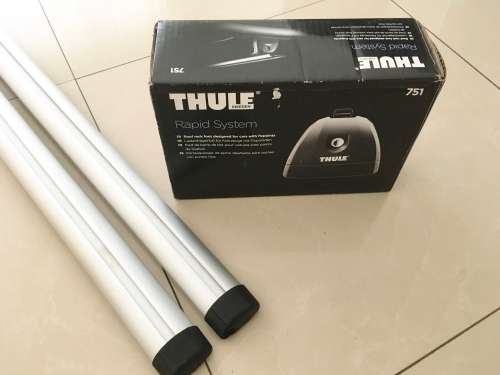 Thule Aero Bars With 751 Foot Packs