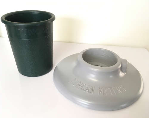 Duncan Parking Meter Base And Rare Cash Collection Cup