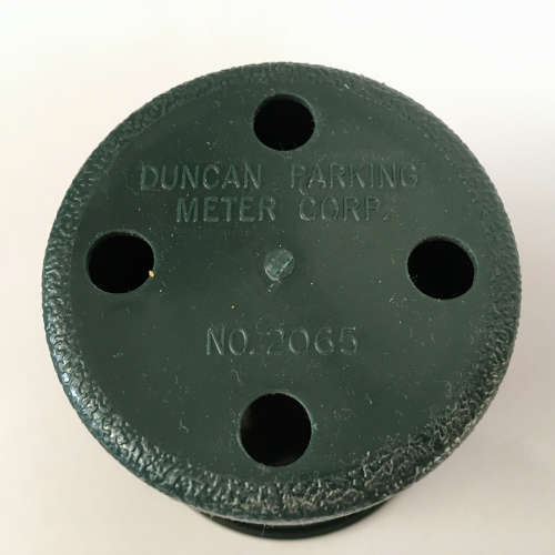 Duncan Parking Meter Base And Rare Cash Collection Cup