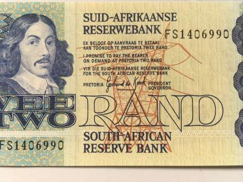 Uncirculated Crisp R2 Notes (Gerhard de Kock) Sequential Serial Numbers