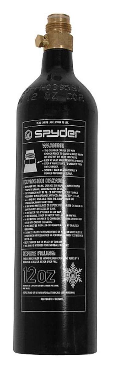 Spyder 12oz CO2 Gas Cylinder