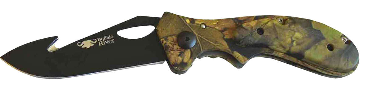 Buffalo River Stealth - Folding Gut Hook Knife
