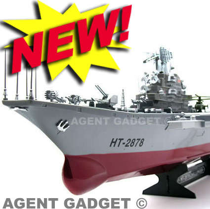 HUGE Radio Controlled Aircraft Carrier War Ship