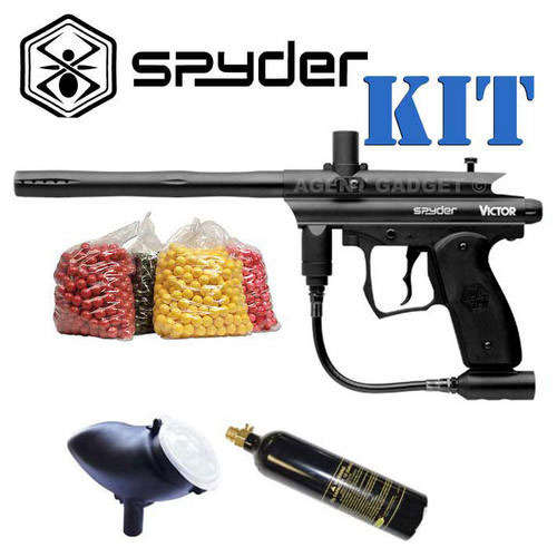 Spyder Victor Complete Paintball Kit