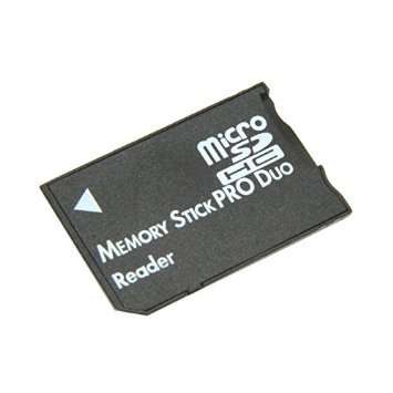 PSP MicroSD/TF to to MS Memory Stick PRO Duo Reader Adapter (32GB Max)