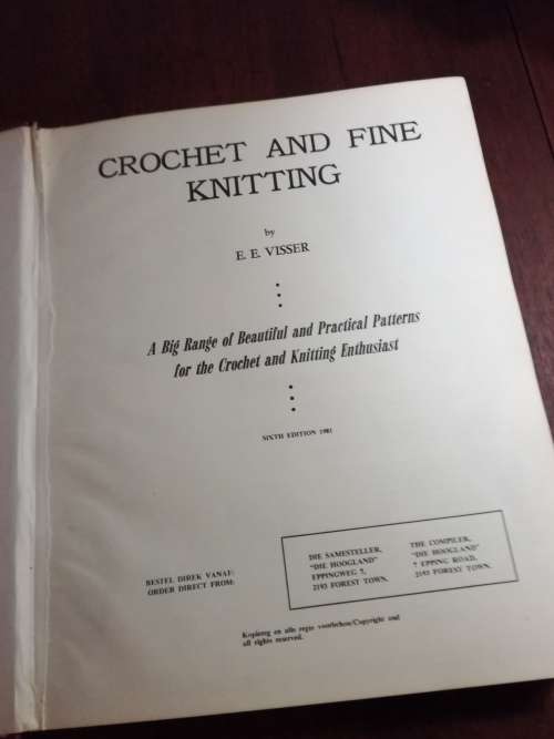 CROCHET AND FINE KNITTING - E E Visser