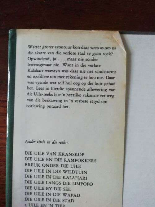 DIE UILE IN DOE VERLORE STAD - Cor Dirks