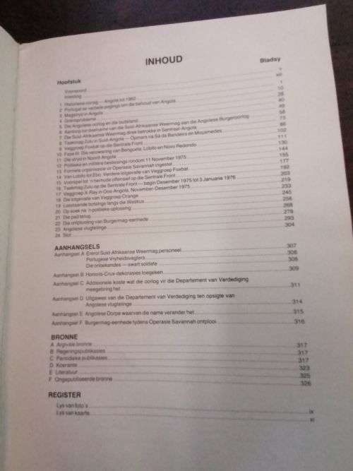 ANGOLA OPERASIE SAVANNAH 1975-1976 - FJ Du T Spies