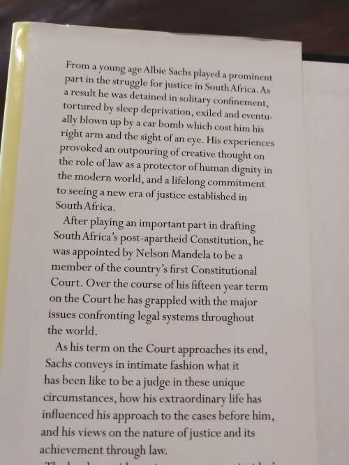 THE STRANGE ALCHEMY OF LIFE AND LAW - Albie Sachs **signed