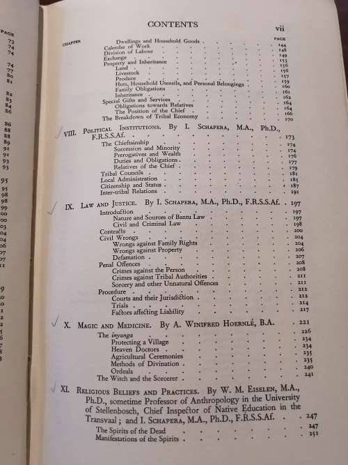 THE BANTU-SPEAKING TRIBES OF SOUTH AFRICA - I Schapera