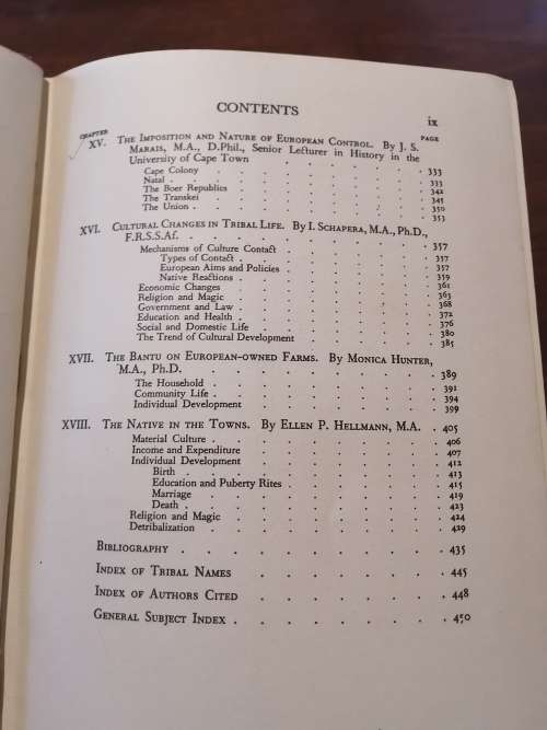 THE BANTU-SPEAKING TRIBES OF SOUTH AFRICA - I Schapera