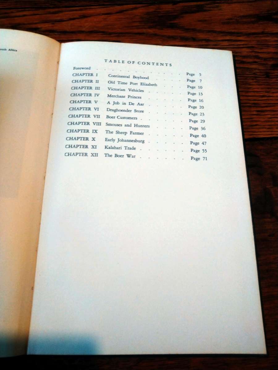 TRADER ON THE VELD -  Albert Jackson *signed by author