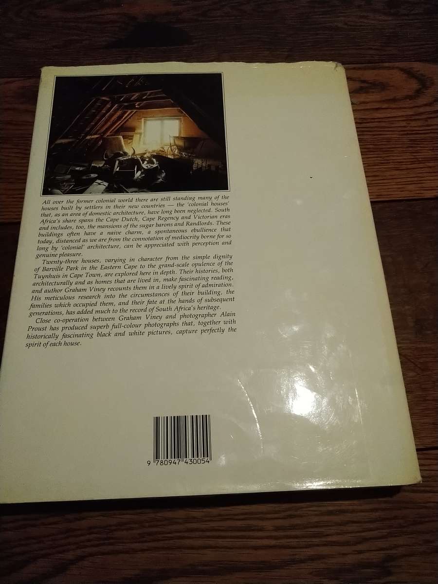 COLONIAL HOUSES OF SOUTH AFRICA -  Graham Viney