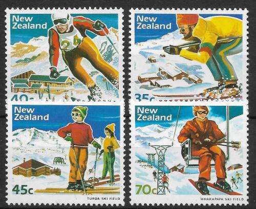 New Zealand MNH 1984 Skiing um  Cat = R60