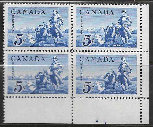 Canada MNH Block 1958 Explorer um