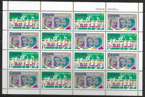 Canada MNH1980 Music Sheet um