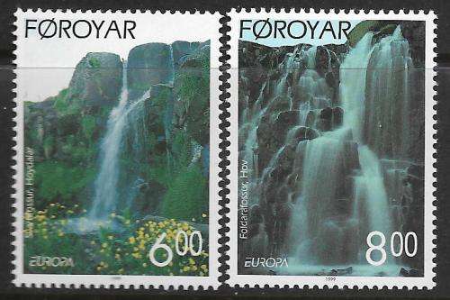 Faroe MNH 1999 Europa / Waterfalls um - Cat = R60