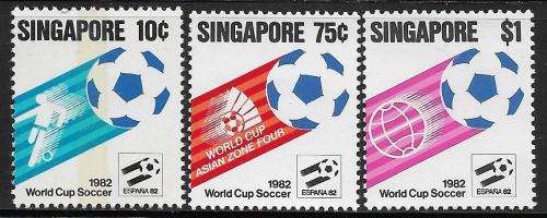 Singapore MNH 1982 World Cup Football um