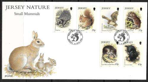 Jersey 1999 FDC Small Mammals Cat R120