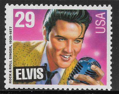 United States USA MNH 1993 Elvis Presley - um Face = R5