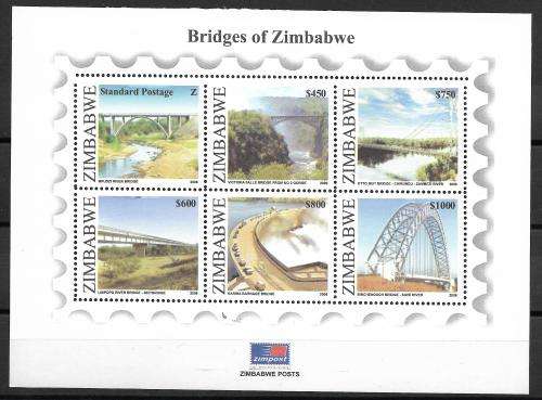 Zimbabwe 2006 MNH Bridges MS um
