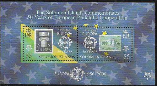 Solomon Islands 2006 MNH Stamps on stamps MS / Europa um Face = R95! Bargain!