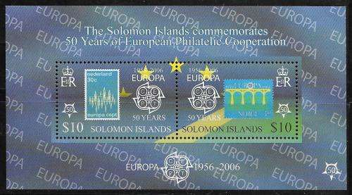 Solomon Islands 2006 MNH Stamps on stamps MS / Europa um Face = R190! Bargain!
