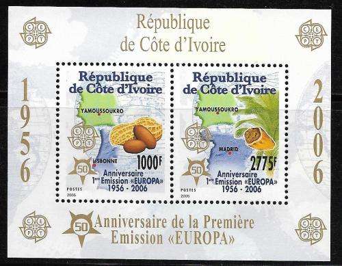 Ivory Coast 2006 MNH Europa MS / Stamps on stamps Face = R85 - Bargain!